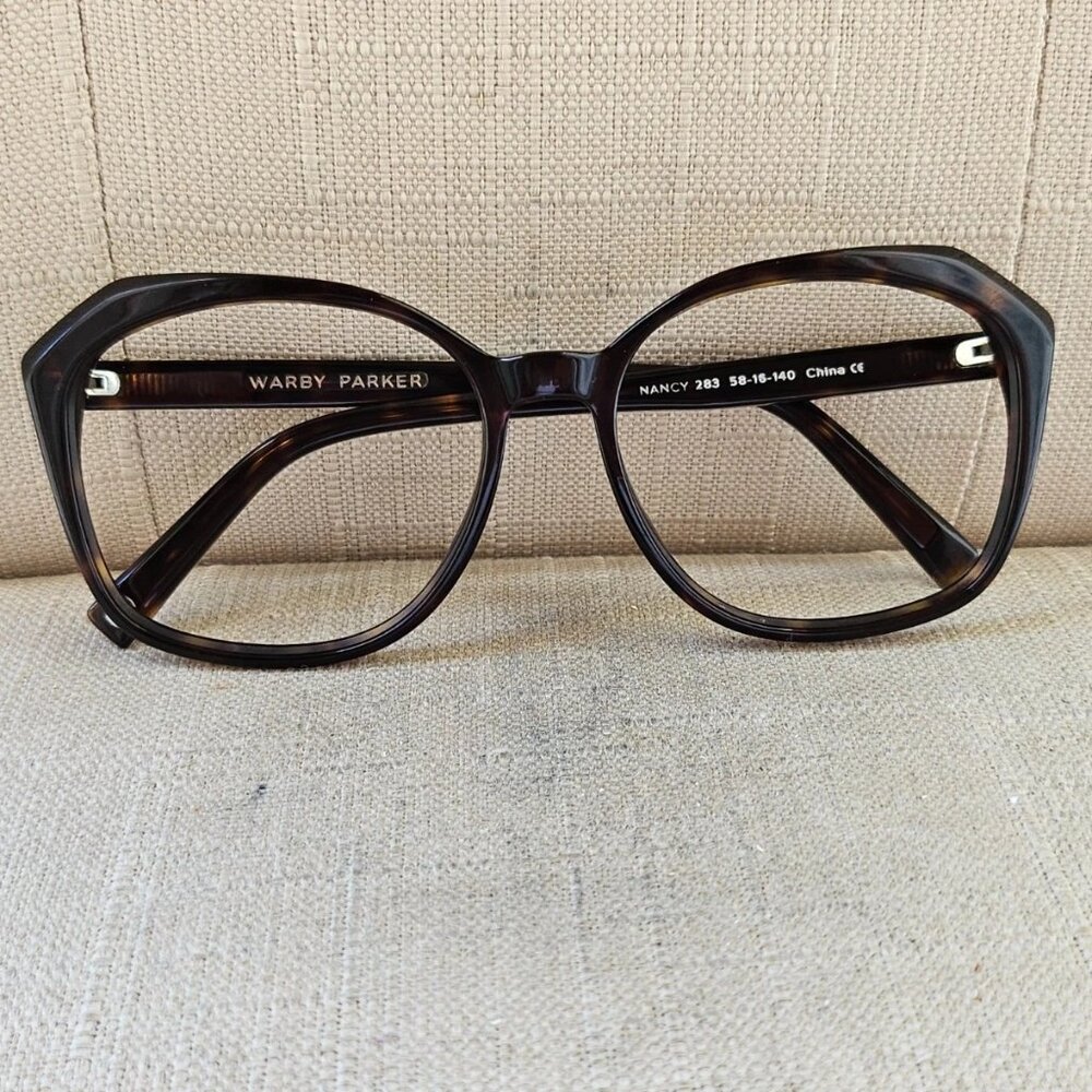 Warby Parker Women Glasses Frame Dark Brown NANCY 283 58[]16 140 Eyeglasses